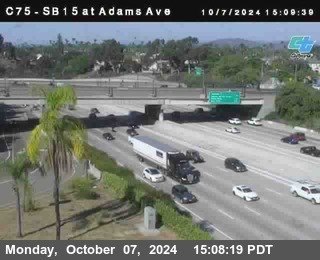 SB 15 at Adams Ave (On Ramp)