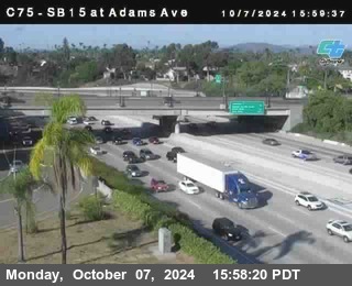 SB 15 at Adams Ave (On Ramp)