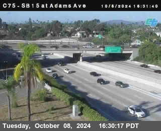 SB 15 at Adams Ave (On Ramp)