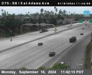 SB 15 at Adams Ave (On Ramp)