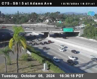 SB 15 at Adams Ave (On Ramp)