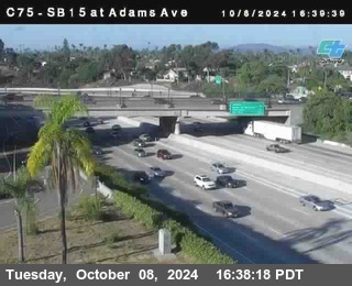 SB 15 at Adams Ave (On Ramp)