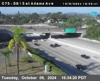 SB 15 at Adams Ave (On Ramp)