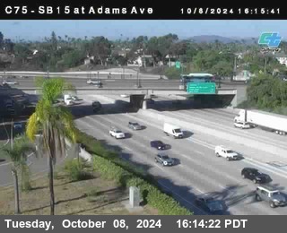 SB 15 at Adams Ave (On Ramp)