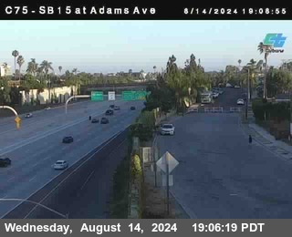 SB 15 at Adams Ave (On Ramp)