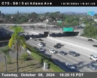 SB 15 at Adams Ave (On Ramp)