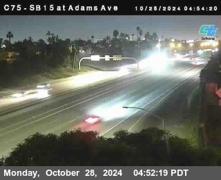 SB 15 at Adams Ave (On Ramp)