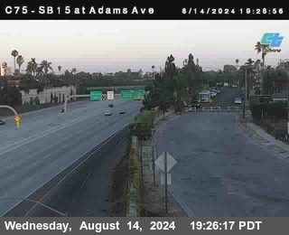 SB 15 at Adams Ave (On Ramp)