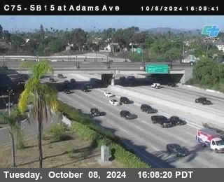 SB 15 at Adams Ave (On Ramp)