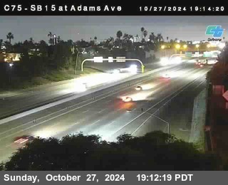 SB 15 at Adams Ave (On Ramp)