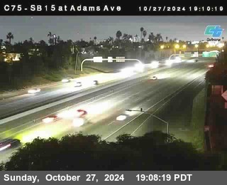 SB 15 at Adams Ave (On Ramp)