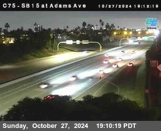 SB 15 at Adams Ave (On Ramp)