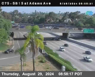 SB 15 at Adams Ave (On Ramp)