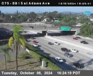 SB 15 at Adams Ave (On Ramp)