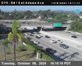 SB 15 at Adams Ave (On Ramp)