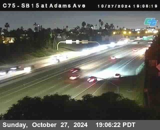 SB 15 at Adams Ave (On Ramp)