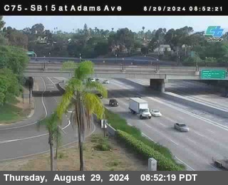 SB 15 at Adams Ave (On Ramp)