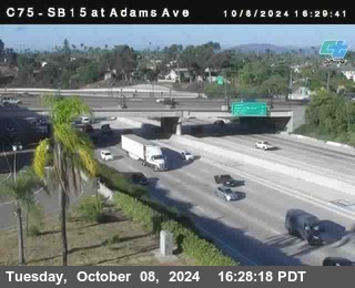 SB 15 at Adams Ave (On Ramp)