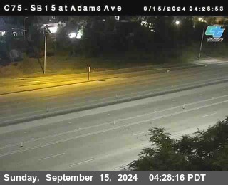 SB 15 at Adams Ave (On Ramp)