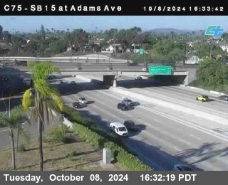 SB 15 at Adams Ave (On Ramp)