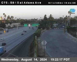 SB 15 at Adams Ave (On Ramp)