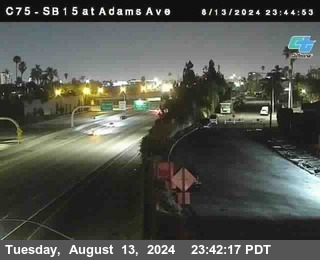 SB 15 at Adams Ave (On Ramp)