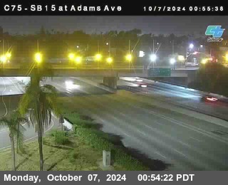 SB 15 at Adams Ave (On Ramp)