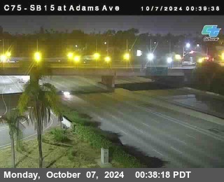 SB 15 at Adams Ave (On Ramp)