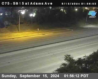 SB 15 at Adams Ave (On Ramp)