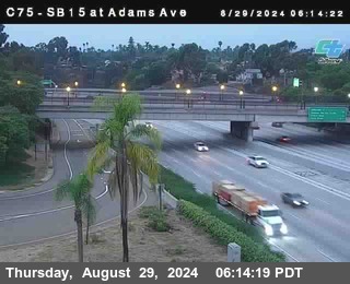 SB 15 at Adams Ave (On Ramp)