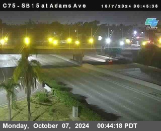 SB 15 at Adams Ave (On Ramp)