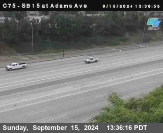 SB 15 at Adams Ave (On Ramp)