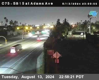 SB 15 at Adams Ave (On Ramp)