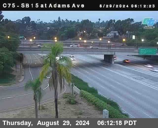 SB 15 at Adams Ave (On Ramp)