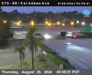 SB 15 at Adams Ave (On Ramp)