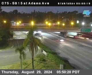 SB 15 at Adams Ave (On Ramp)