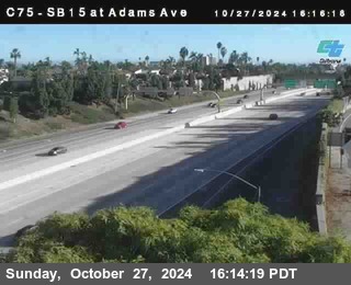 SB 15 at Adams Ave (On Ramp)