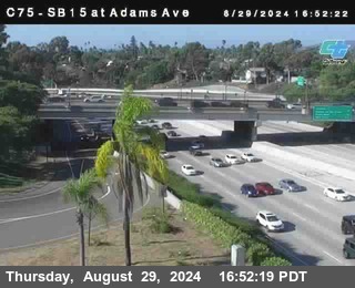 SB 15 at Adams Ave (On Ramp)