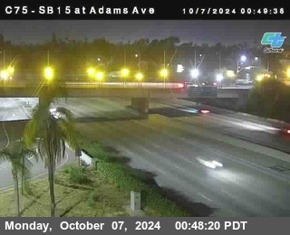 SB 15 at Adams Ave (On Ramp)