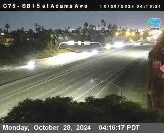 SB 15 at Adams Ave (On Ramp)