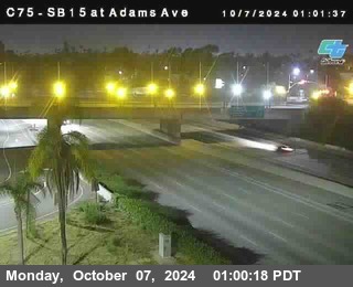 SB 15 at Adams Ave (On Ramp)