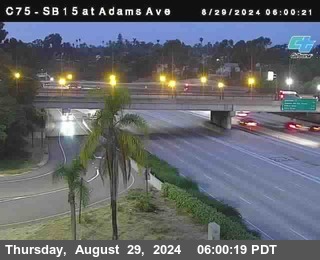 SB 15 at Adams Ave (On Ramp)