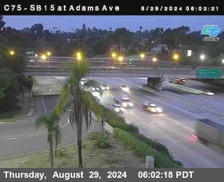 SB 15 at Adams Ave (On Ramp)