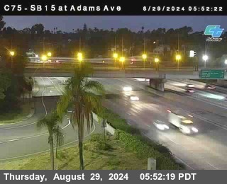 SB 15 at Adams Ave (On Ramp)