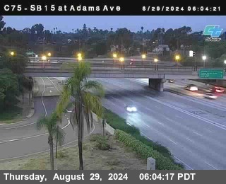 SB 15 at Adams Ave (On Ramp)