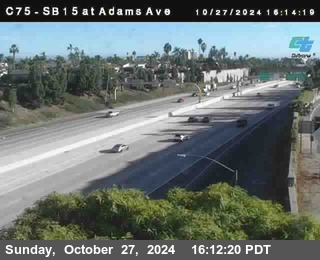 SB 15 at Adams Ave (On Ramp)