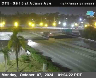 SB 15 at Adams Ave (On Ramp)