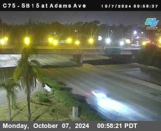 SB 15 at Adams Ave (On Ramp)