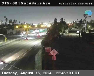 SB 15 at Adams Ave (On Ramp)