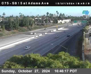 SB 15 at Adams Ave (On Ramp)